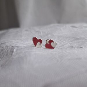 Abridor Corazón Doble Esmaltado