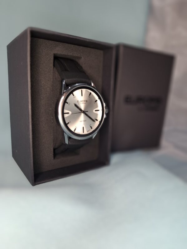 Reloj Europa H Silicona Negro