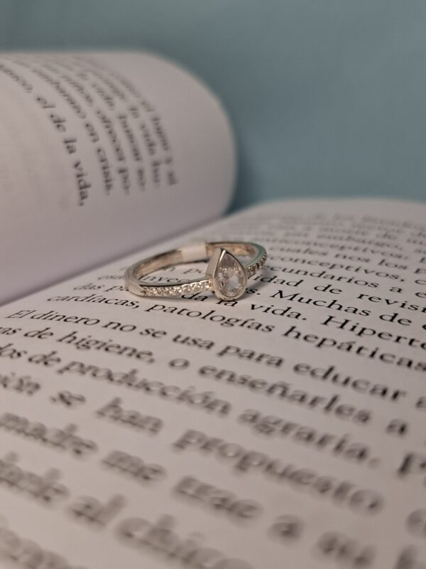 Anillo Gota Cubic 13545