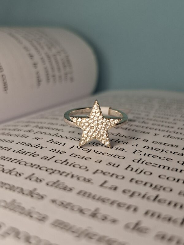 Anillo Estrella Cubic