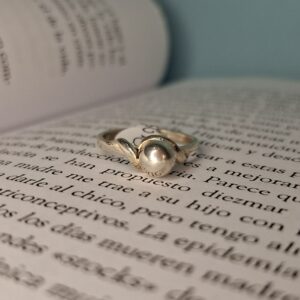Anillo Bolita Plata x1