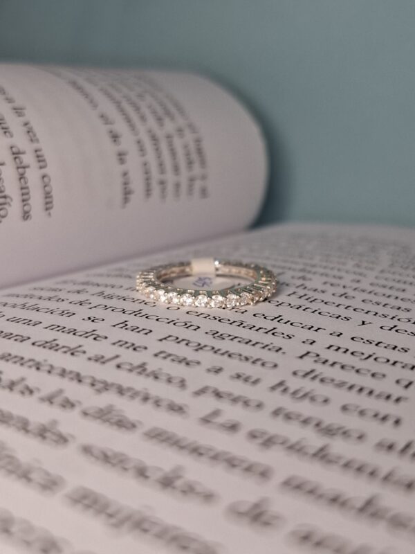 Anillo Cubic Cintillo 13579