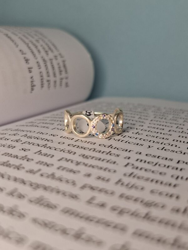 Anillo 5 Círculos Cubic