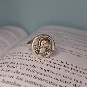 Anillo Plata Inflada San Benito