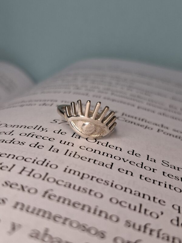 Anillo Ojo Turco Liso Regulable