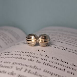 Anillo Plata y Oro Abrazo 11422