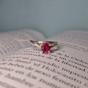 Anillo Doble Piedra Engarzada 11588/9