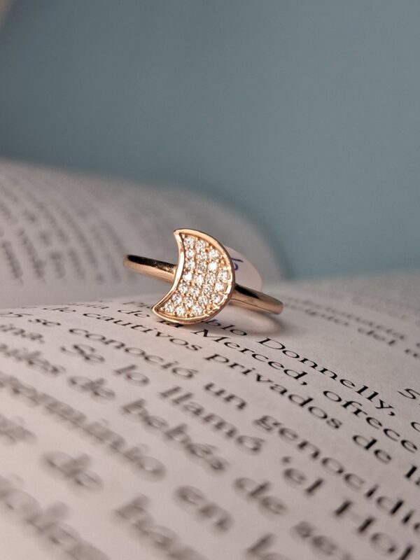 Anillo Plata Rose Luna