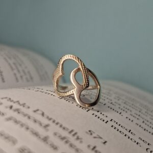 Anillo Corazones Entrelazados