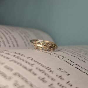 Anillo Hojita Lisa 12726