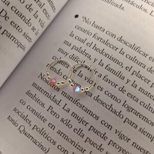 Aros Argolla Cristal con Bolitas
