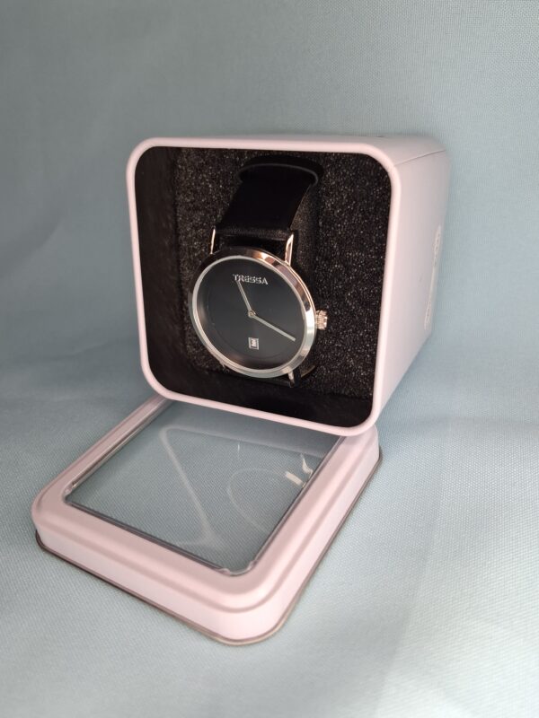 Reloj Tressa Negro Cuero