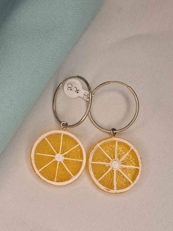 Aros Argolla Naranja