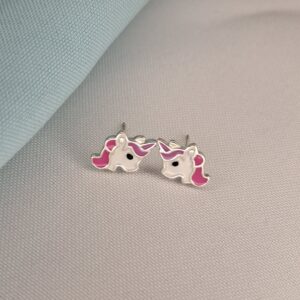 Aros Unicornio Esmaltado 13643