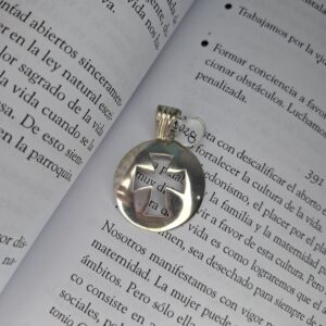 Dije Plata y Oro Cruz 13243