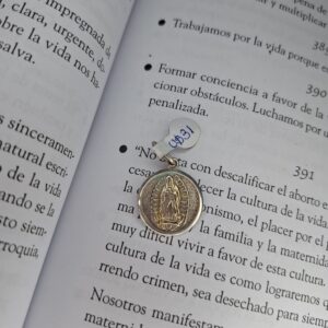 Dije Plata y Oro Virgen de Guadalupe 13213