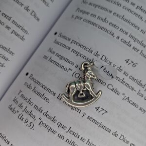 Dije Plata Inflada Caballito de Juguete