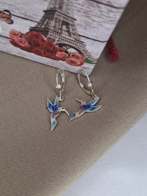 Aros Colibrí Esmaltado