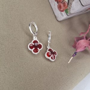 Aros Colgantes Luis V Rojo