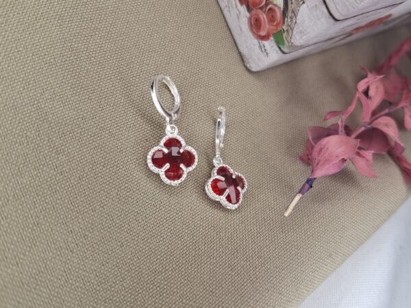 Aros Colgantes Luis V Rojo