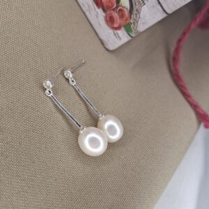 Aros Colgantes Perla de Rio Cultivada
