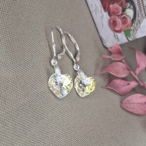 Aros Corazón Swarovsky 14035