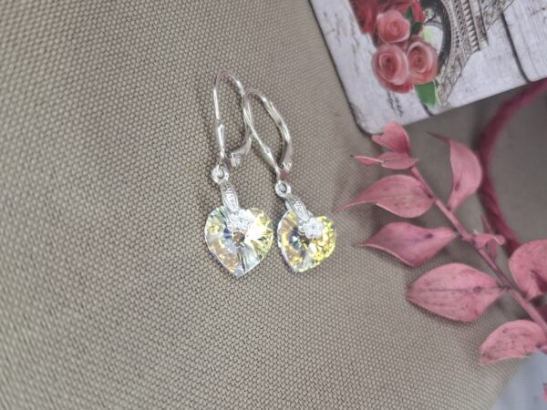 Aros Corazón Swarovsky 14035