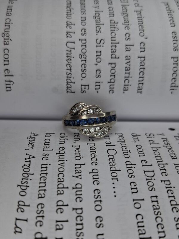 Anillo Forma Cubic Celeste 7222