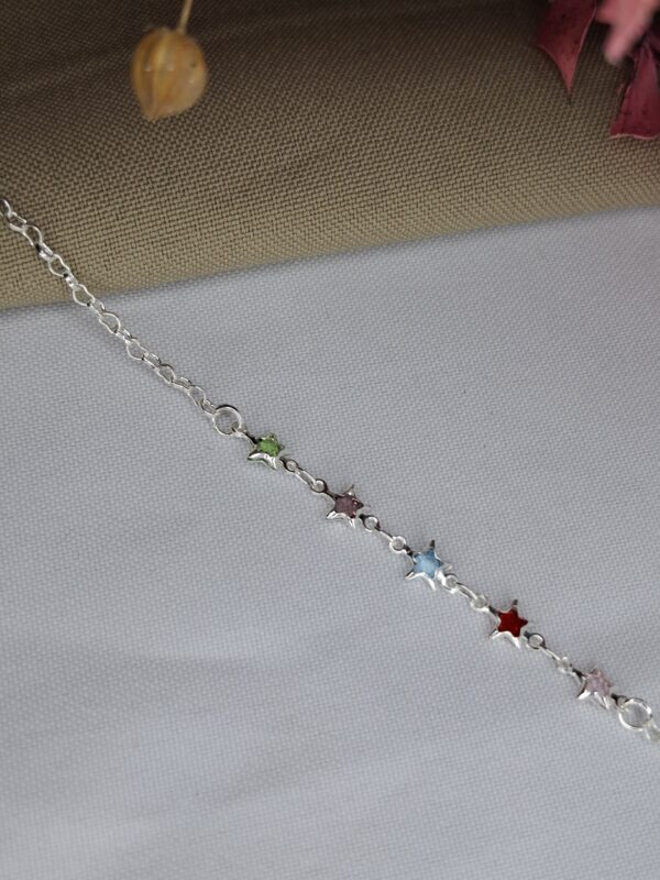 Tobillera Estrellas Cubic Multicolor