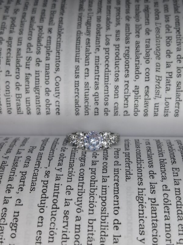 Anillo Plata Rodinada Cubic 14110