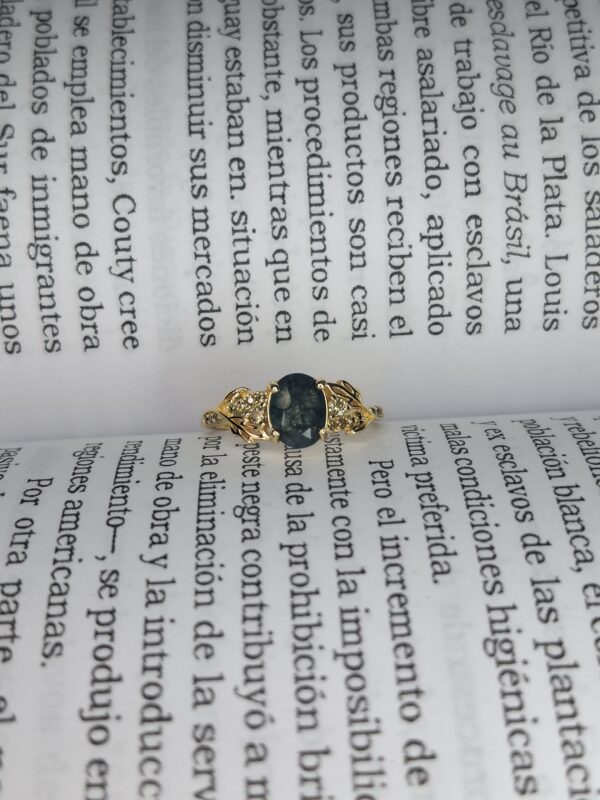 Anillo Plata Dore Cubic Esmeralda