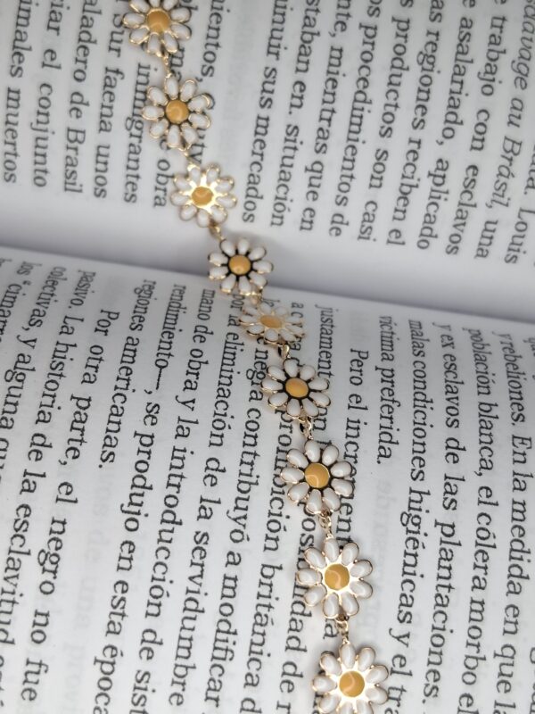 Pulsera Acero Dorado Margarita