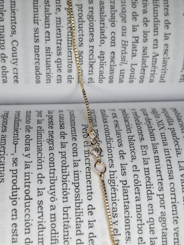 Pulsera Acero Dorado Cubic