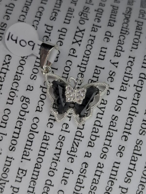 Dije Mariposa Cristal Cubic 14097 - Image 3