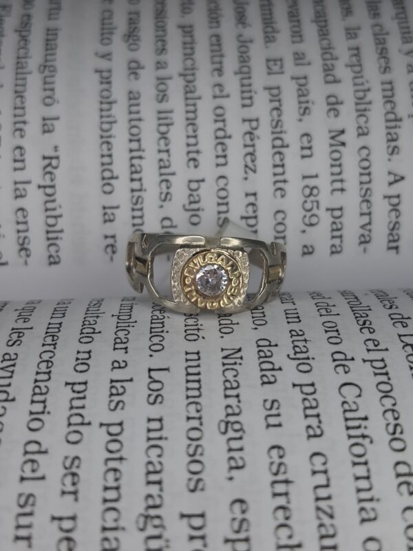 Anillo Plata y Oro Bvlgari 13106