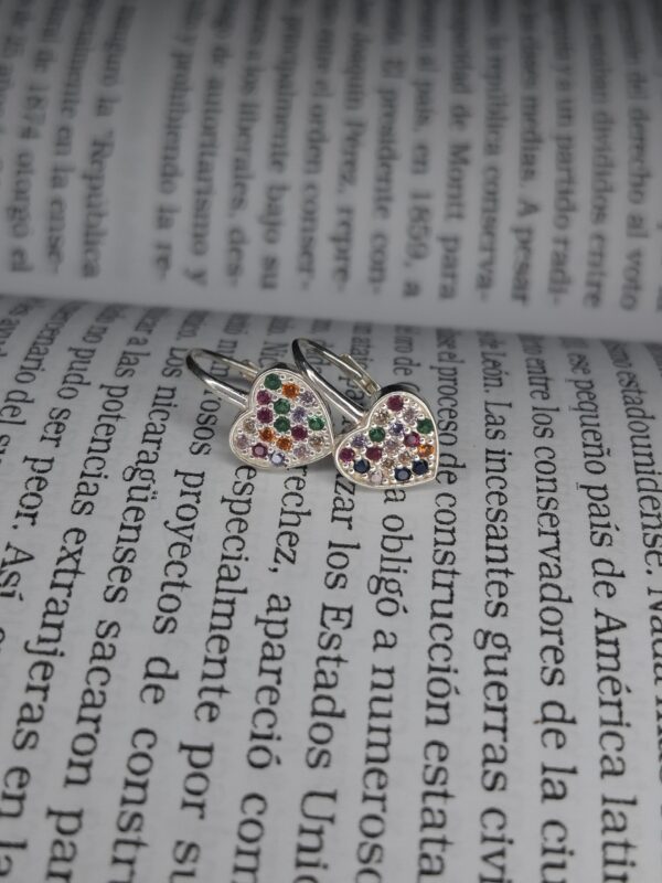 Aros Corazón Cubic Multicolor 13666