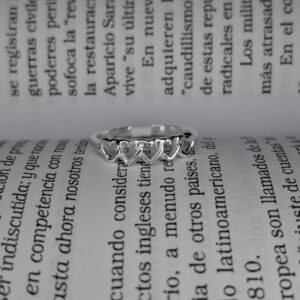Anillo 5 Corazones 14219