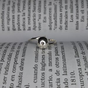 Anillo Bolita de Plata 14216