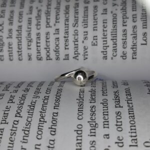 Anillo Bolita de Plata Mediana 14217