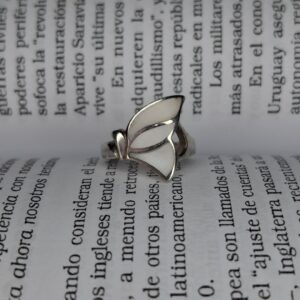 Anillo Nacar Mariposa 13130