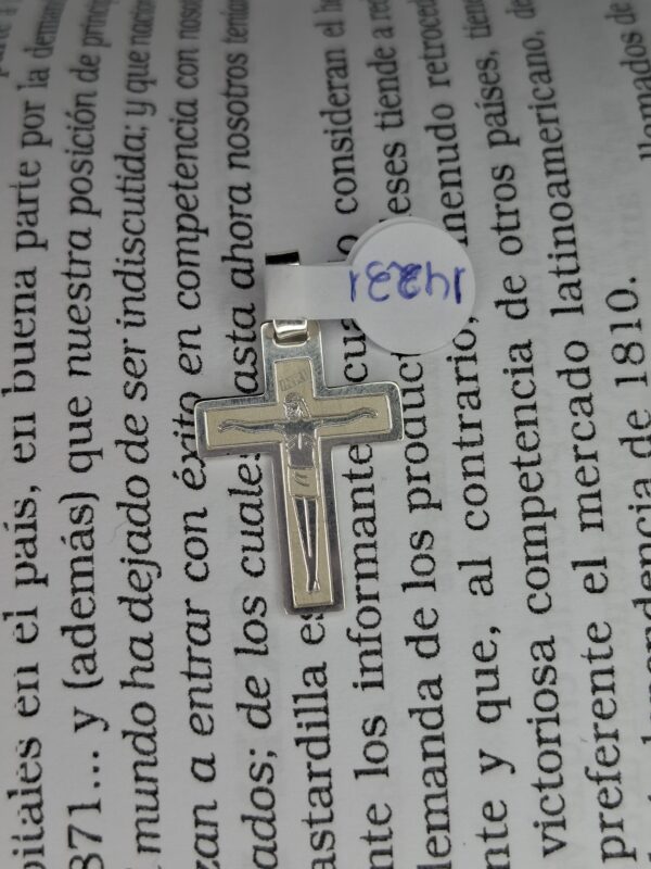Dije Cruz Cristo Grabado 14231
