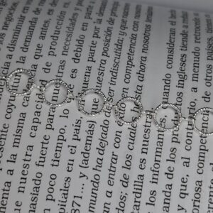 Pulsera Plata Italiana Circulos 14189