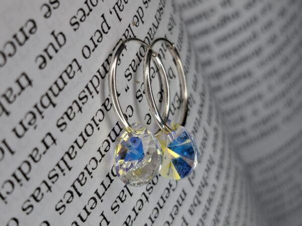 Aros Argolla Swarovsky Gota 14141