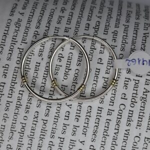 Aros Argolla Plata y Oro Varios Números