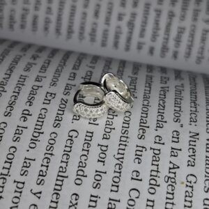 Aros Argolla Micro Pavé Mini Cubic 14154