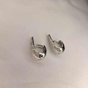 AROS PLATEADO GOTA CUBIC 718