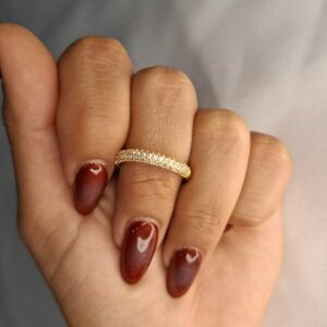 ANILLO DORADO CUBIC 721