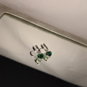 AROS COLGANTE CORAZON VERDE 14106