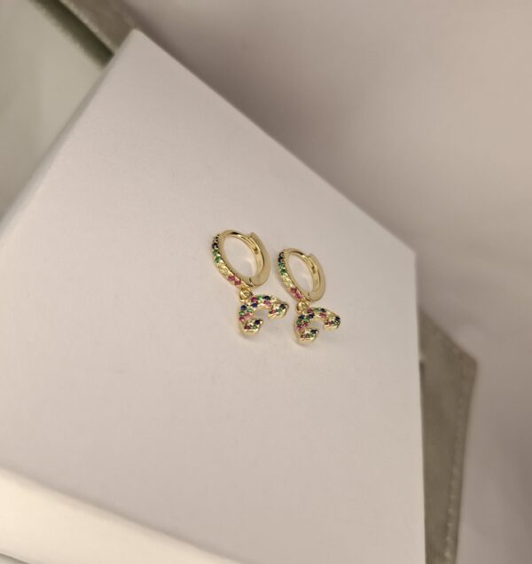 AROS MARIPOSA MULTICOLOR 12658
