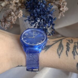 RELOJ AZUL BRILLO 13722